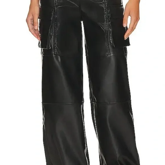 Superdown Halley Faux Leather Pant New With Tags Size S - Picture 3 of 11